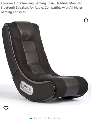 X Rocker Gaming Chair Bluetooth Headrest  • $55