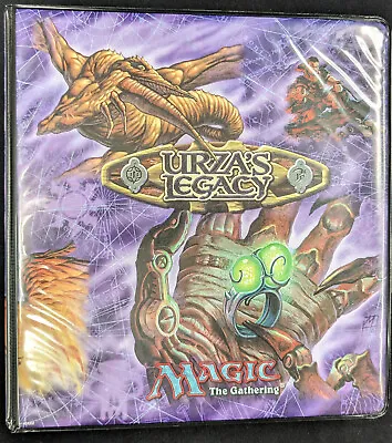 Magic The Gathering Urza's Legacy Binder Vintage Mtg WITH ART PAGES WOC81294 • $78.96