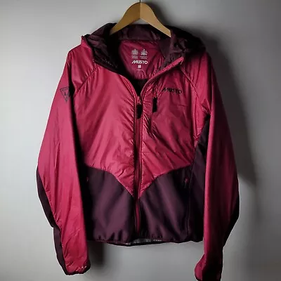 Musto Evolution Primaloft Women Size 14 Pink Burgundy Jacket Coat Sailing Hiking • £25