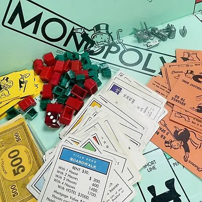 Monopoly Parker Brothers Property Game- Replacement & Discontinued Parts Vintage • $4.98