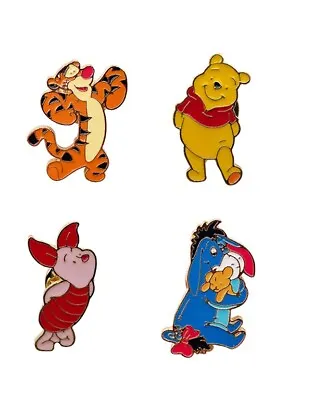 Winnie The Pooh Enamel Pin Badge 4 Designs Piglet Tigger Eeyore Badge Cute Gift  • £4.99