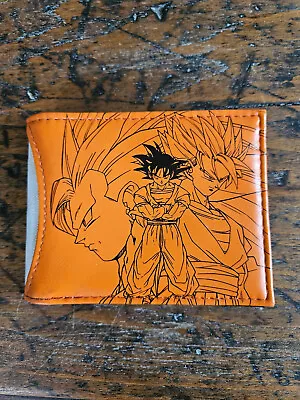 Dragon Ball Z Wallet - Orange Black Pleather & Canvas • $16.99