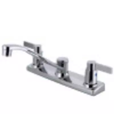 2-Handle 8  Centerset Kitchen Faucet Polished Chrome • $34.40