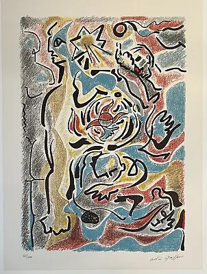 Andre Masson French Surreal Modern Lithograph Signed Listed 1975 • $675