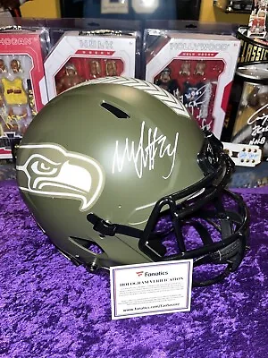 NFL Marshawn Lynch  Autographed STS Seattle Seahawks Auth Helmet  FANATICS RARE! • $999.99