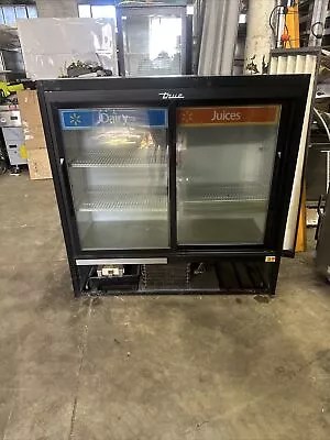 True Gdm-41sl-48-hc 2 Door Sliding Glass Refrigerator Cooler Used Merchandiser • $1999