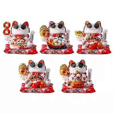 Chinese Lucky Wealth Waving Cat Waving Hand Cat Home Decor Welcome Waving Cat • $86.28
