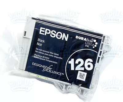 Genuine Epson 126 Black Ink WF3520 WF3540 WF7010 WF7510 WF7520 • $14.99