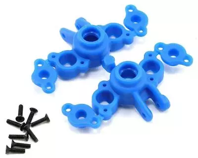 RPM TRAXXAS 1/16 SLASH SUMMIT RALLY E-REVO Mini BLUE AXLE CARRIERS Vxl Xl 73165 • $13.80