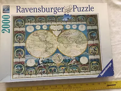 Historical Map Puzzle Ravensburger 2000 Pieces • $23