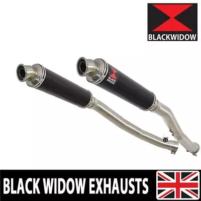 ZZR 1400 ZX14 Ninja 2008-2011 4-2 Exhaust Silencers End Cans BN35R • £289.99