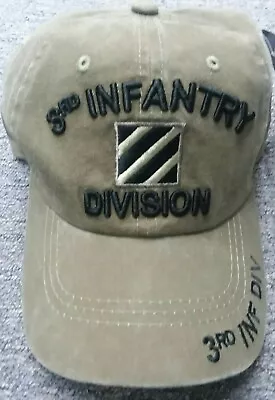 $22.99 • Buy 3rd Infantry Division Army Hat New Embroidered Distressed Low Profile Cotton Cap