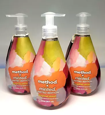 METHOD MINTED LIMITED EDITION Tropical Cloud NATURALLY DERIVED HAND WASH Pack 3 • $18.55