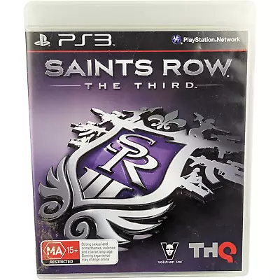 Saints Row The Third PS3 PlayStation 3 Game Complete Manual • $9.99