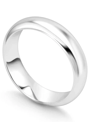 $19.99 • Buy 925 Sterling Silver Bridal Wedding Ring Comfort Ring Solid - 2mm To 8mm Width