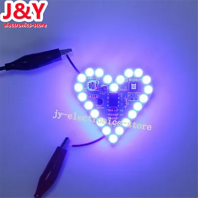 DIY Heart Shape Breathing Lamp Kit Love Shape Electronic Kit DC 4V-6V LED Module • $1.33