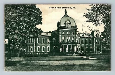 Meadville PA-Pennsylvania Court House Exterior C1910 Vintage Postcard • $7.99