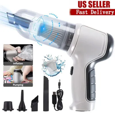 4 In 1 Wireless Car Vacuum Cleaner Household 9000Pa Strong Suction Air Blower • $13.97