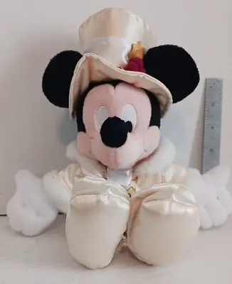 Walt Disney World 8  Victorian Mickey Mouse Plush Bean Bag Stuffed Animal Tags • $10.99