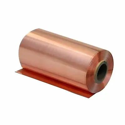 1 Piece 99.9% Pure Coppers Thin Coppers Metal Foil Sheet Thickness 0.01 - 1000mm • £17.60