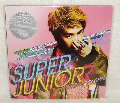 K-POP Super Junior Mr. Simple Taiwan CD Type A (Cover: Donghae) • $199.88