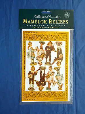 Mamelok Reliefs Embossed & Die Cut Golden Series Scraps A15 & A16 Sealed • £7