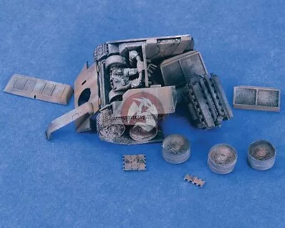 Verlinden 1/48 Blown Russian T-34 Tank Complete Rear Section [Resin Model] 2319 • $27.30