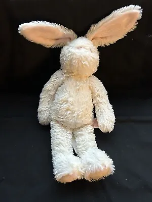 F+F F&F Tesco Bunny Rabbit Cream Pink Floral Baby Soft Plush Toy Comforter • £4.49