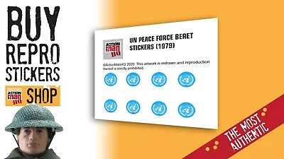 £3.49 • Buy Action Man UN Peace Force Beret Stickers