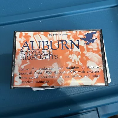 Auburn Tigers Football Cassette Tape Vintage  Rare Football Highlights • $19.99