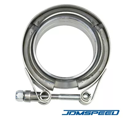 $13.88 • Buy 2.25'' V-Band Clamp & Flange Kit For Turbo Downpipe Exhaust Pipe Stainless Steel
