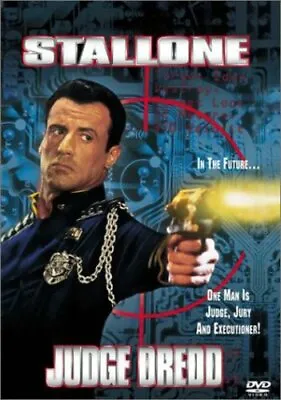 Judge Dredd (DVD 1995) Sylvester Stallone! Non-Stop Action! Other DVDs Avail • $4.98