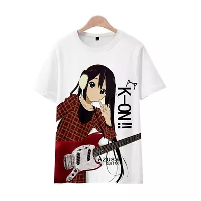 K-ON Anime Cosplay Casual Unisex T-shirt Short Sleeve Men Woman TEE H12 • $23.99