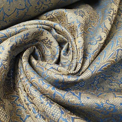 SKY Brocade Fabric Jacquard Soft Floral Craft Dress Material 44  By Meter • £19.02