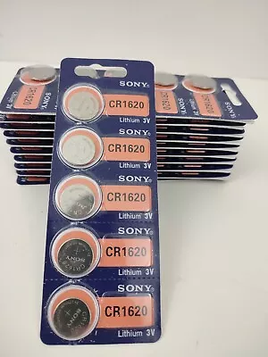 100pcs Sony 100% Original CR1620 Button Cell Battery • £37