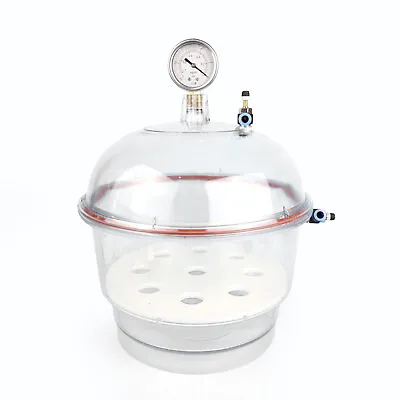 Vacuum Desiccator Jar Polycarbonate Plastic Vacuum Dryer Laboratory Dessicator  • $54.90