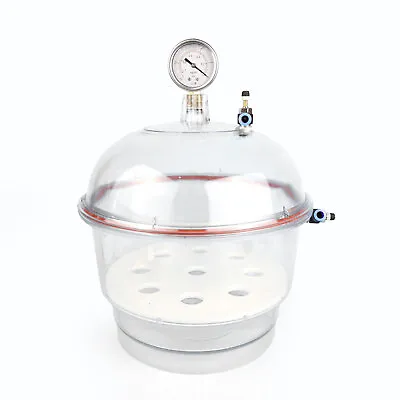 $64 • Buy Vacuum Desiccator Jar Polycarbonate Plastic Vacuum Dryer Laboratory Dessicator!!