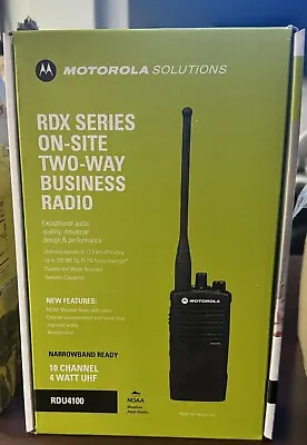 Motorola RDX RDU4100 Two Way Radio • $1300