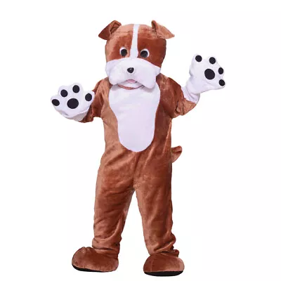 Rubies Standard Party Costume/Outfit Full Body Bull Dog Mascot Animal One Piece • $182