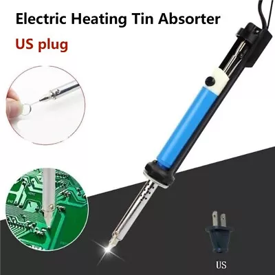 $12.18 • Buy Electric Vacuum Solder Sucker Desoldering Suction Pump Iron Drill Rod Tool 110V