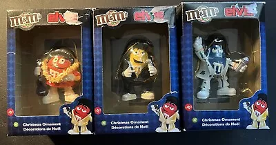 M&M's Elvis Christmas Ornaments Lot Of 3 The King From Kurt S. Alder • $19.99