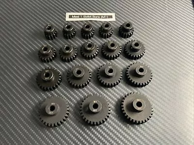 2 X Mod 1 M1 5mm Steel Pinion Gear For M1.0 Spur Gear Castle 1/8 Brushless Motor • $9.95