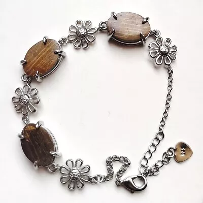 Muonionalusta Iron Meteorite Inlaid Bracelet Natural Meteorite Bracelet • $95.22