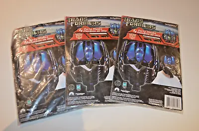 Designware Transformers One 4 Party Masks Pkg 2007 • $5.99