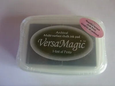 New! Tsukineko Versa Magic Multi-surface Chalk Ink Pad - Color: Hint Of Pesto • $7.99