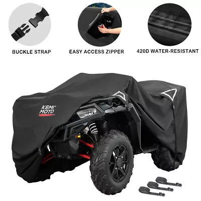 KEMIMOTO Upgrade Trailerable ATV Cover Storage For Polaris Sportsman Can Am 1000 • $62.99