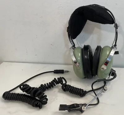 David Clark H10-76 Aviation Headset 18284G-01 Pilot W/M87/AIC Microphone USA • $79