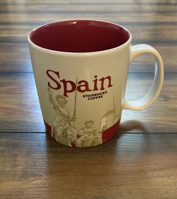 $17 • Buy Starbucks Spain Global Icon Series Collector Red Mug Coffee Tea 16 Oz 2012