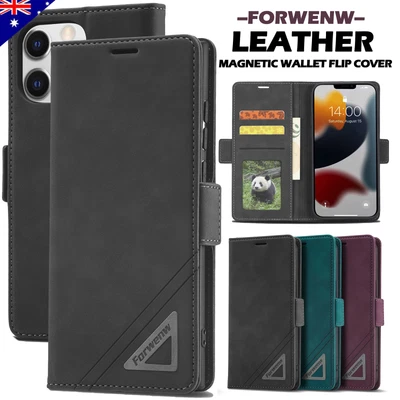 $10.99 • Buy For IPhone 14 13 12 11 Pro Max Mini XR 8/7 6 Plus Case Leather Wallet Flip Cover