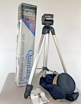 Sunpack Quantaray QSK 9002TM Camera Tripod Monopod Adjustable W/ Box Case • $42.49